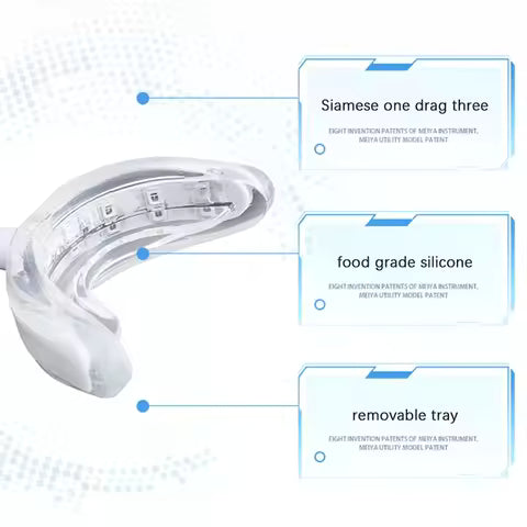 طقم تبييض أسنان قابل لإعادة الشحن 3 في 1
